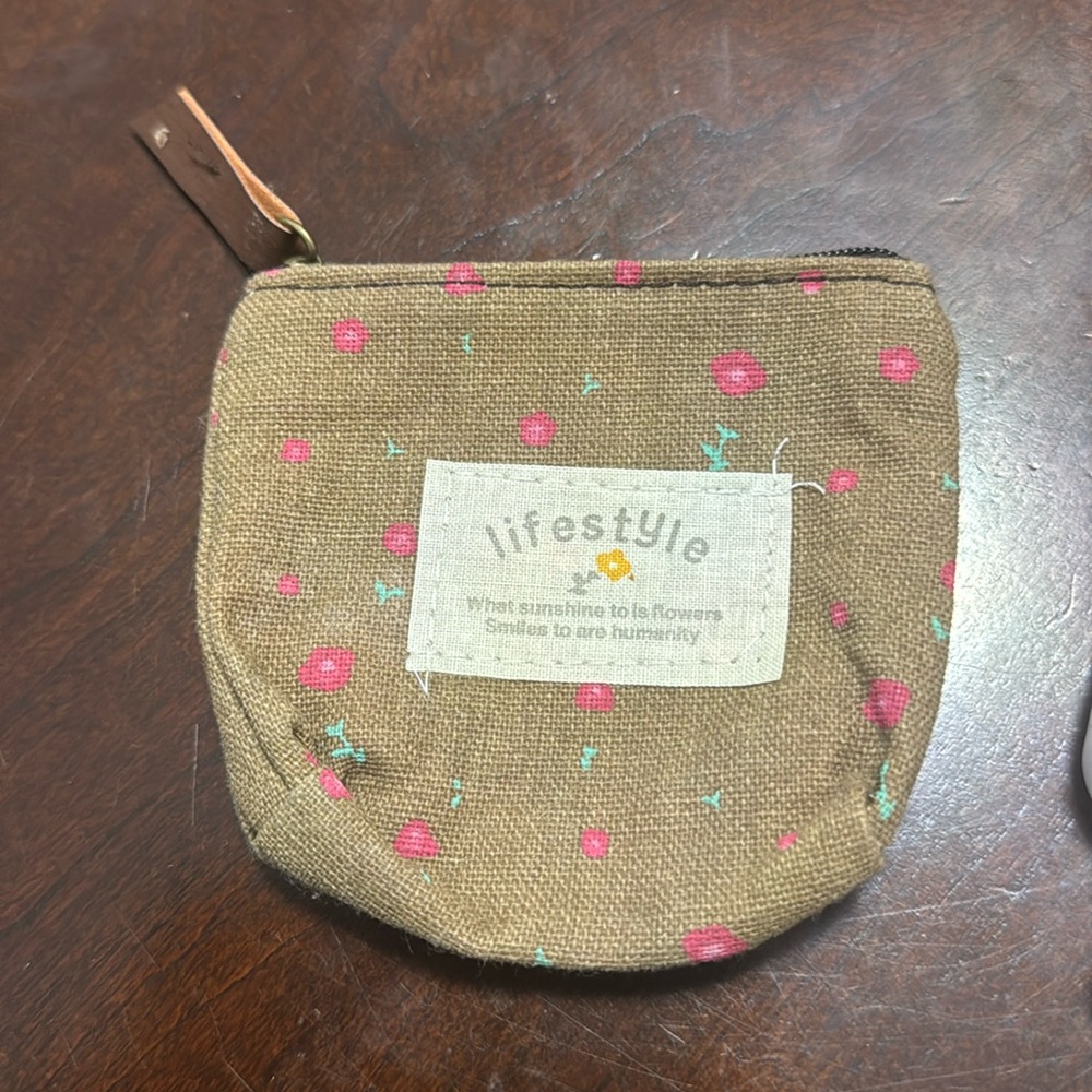 Coin purse mini flowers